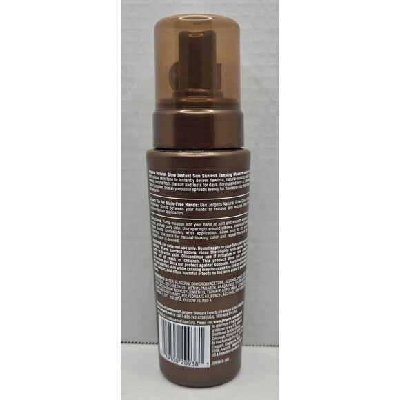 Jergens Natural Glow Instant Sun Sunless Tanning Mousse Light Bronze 6 Oz New - Picture 2 of 2